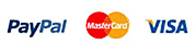 Paypal, MasterCard en Visa