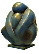 Keramische standbeeld urnen