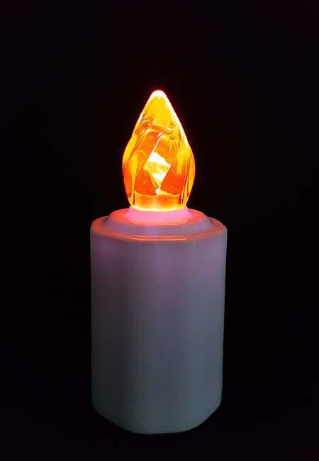 Waterdichte LED-Kaars, Orange Vlam