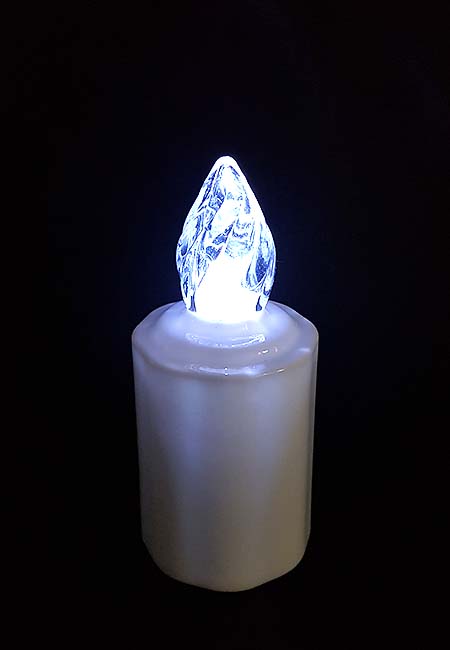 3 Waterdichte LED-Kaarsen, Witte Vlam